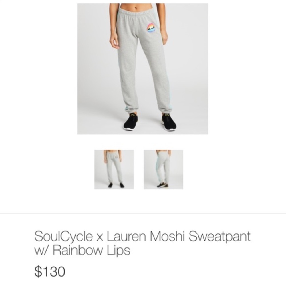 Soul Cycle x Lauren Moshi Sweatpants